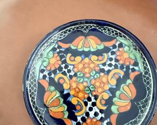 Talavera Corona "Tzay Mex" Ceramic Plate