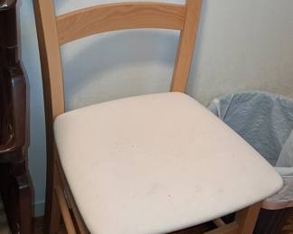Tommychairs Cuore or Venice Model Wooden Dining Chair with Upholstered Seat