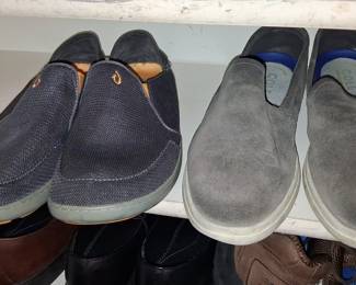 Olukai Nohea Mesh Slip-On Shoes and Cole Haan Suede Slip-On Shoes