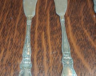 Sterling Silver Butter Knives - Gorham King Edward Pattern