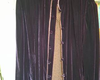 Suzanne Bagby Velvet Opera Coat