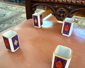 Fitz and Floyd "Old Imari" Set of 4 Coffee/Tea Cups