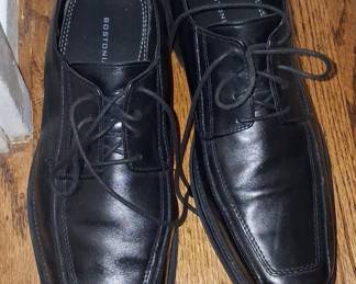 Bostonian Howes 26705 Black Leather Square Toe Oxford Shoes