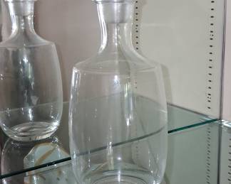 Krosno Hand Blown Glass Decanter with Stopper