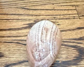 Carved Stone Egg Set - Aragonite