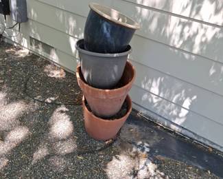 Set of Three Assorted Planters
