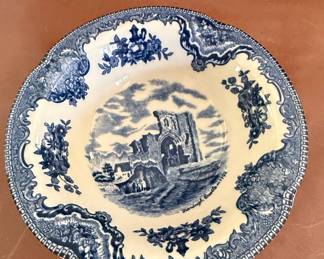 Johnson Brothers Old Britain Castles Blue Transferware Plate