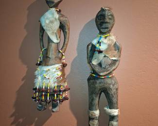 Kenyan Turkana Tribe Hand-Carved Fertility Dolls