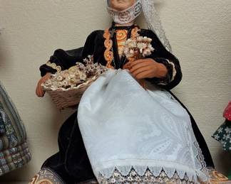Vintage Breton Costume Doll - Bigouden Style