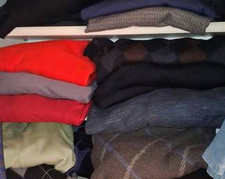 Men's Assorted Sweaters and Slippers