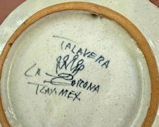 Talavera Corona "Tzay Mex" Ceramic Plate