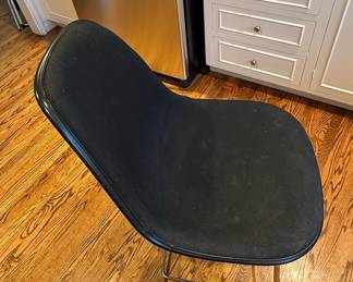 Eames Molded Plastic Stool with Eiffel Tower Base