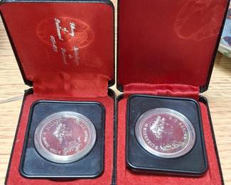Canada Silver Jubilee Commemorative Coins - 1952-1977