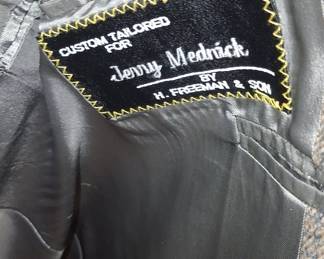 H. Freeman & Son Custom Tailored Wool Suit for Jenny Medrick