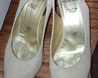 Bruno Magli Peep-Toe Slingback Heels