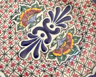 Puebla Talavera Decorative Plate