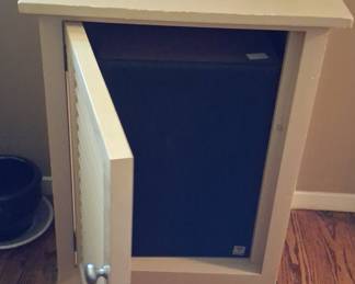 Vintage Louvered Speaker Cabinet