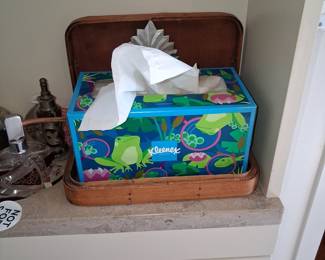 Kleenex "Frogs" Tissue Box Cover