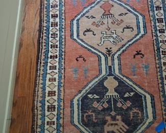 Vintage Persian Serab Runner Rug size 2'5" x 14'9"