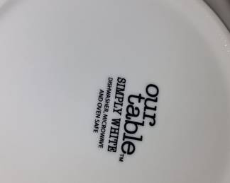 Our Table Simply White Serving Bowl