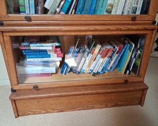 Vintage Oak Barrister Bookcase - Globe Wernicke Style