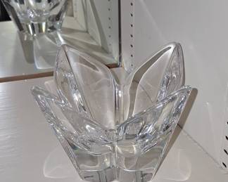 Orrefors Crystal "Lotus" Bowl