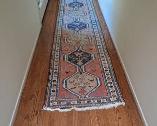 Vintage Turkish Oushak Runner Rug