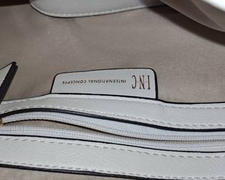 INC International Concepts White Hobo Shoulder Bag