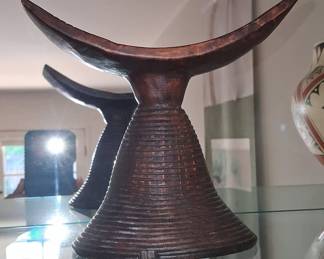 Oromo Ethiopian Wooden Headrest