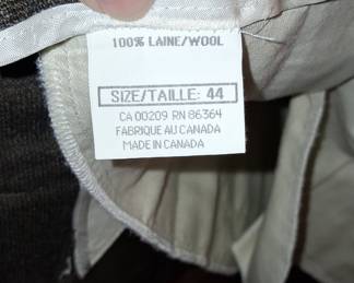 H. Freeman & Son Custom Tailored Wool Suit for Jenny Medrick