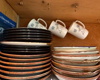 Ken Edwards Collection & Mixed Lot of Ceramic Dinnerware and Glassware