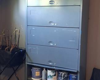 Vintage Steel Filing Cabinet