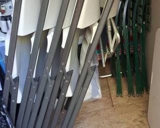 Set of Lifetime Folding Chairs