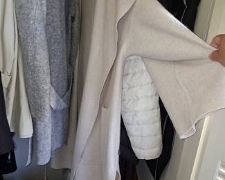 OSKA Cream Wool Blend Coat
