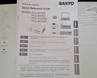 Sanyo PLC-XU300 Multimedia Projector