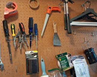 Assorted Hand Tools and Supplies
