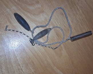 Dowsing Pendulum Necklace with Faceted Pendants