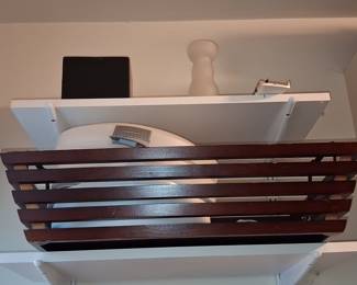Wooden Crate Style Storage Basket