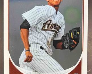 Lot 123: 2013 Bowman #BCP100 Carlos Correa Chrome Prospects Astros