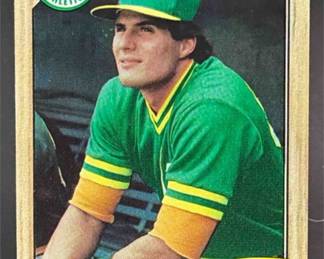 Lot 85: 1987 Topps #620 Jose Canseco All-Star Athletics