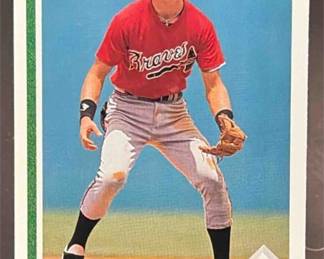 Lot 125: 1991 Upper Deck #55 Chipper Jones Top Prospects Rookie Braves