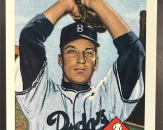 Lot 187: 1953 Topps Baseball #263 John Podres Brooklyn Dodgers Archives