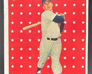 Lot 15: 1958 Topps #487 Mickey Mantle All-Star Yankees Original