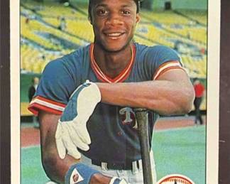 Lot 69: 1984 Fleer #599 Darryl Strawberry Rookie Mets