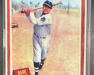 Lot 182: Topps Sealed 1962 Porcelain Archive #141 Babe Ruth Babe's Twilight Years