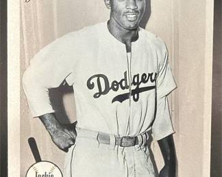 Lot 202: Fleer Greats #26 Jackie Robinson Brooklyn Dodgers