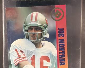 Lot 237: 1993 Ballstreet News Joe Montana 49ers Graded 10