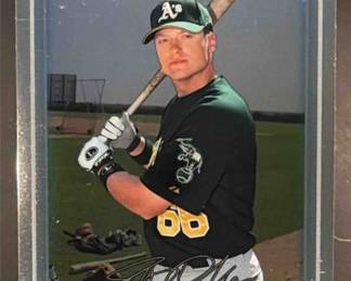 Lot 124: 2010 Bowman #BCP61 Josh Donaldson Chrome Prospects Rookie Athletics