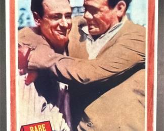 Lot 172: 1962 Porcelain Archive Topps #140 Gehrig and Ruth Yankees