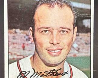 Lot 38: 1967 Topps #166 Ed Mathews Astros